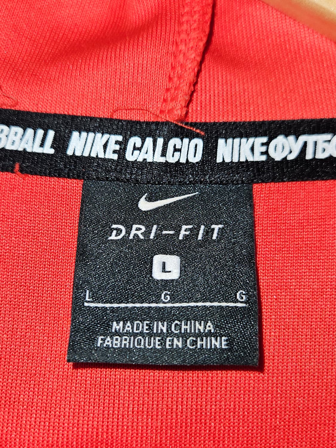 나이키 코리아 대한민국 국대 후드티 레드 풋볼 드라이핏 기능성 L 100 상품이미지4