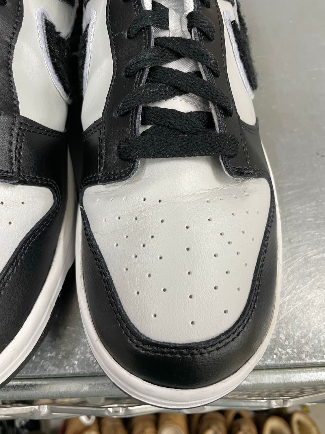 나이키 덩크 로우 셰닐 스우시 블랙 그레이 280 상품이미지8