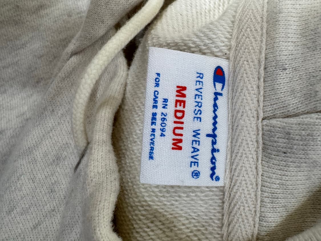 챔피온 리버스위브 오트밀 후드티 오트밀 M 상품이미지8