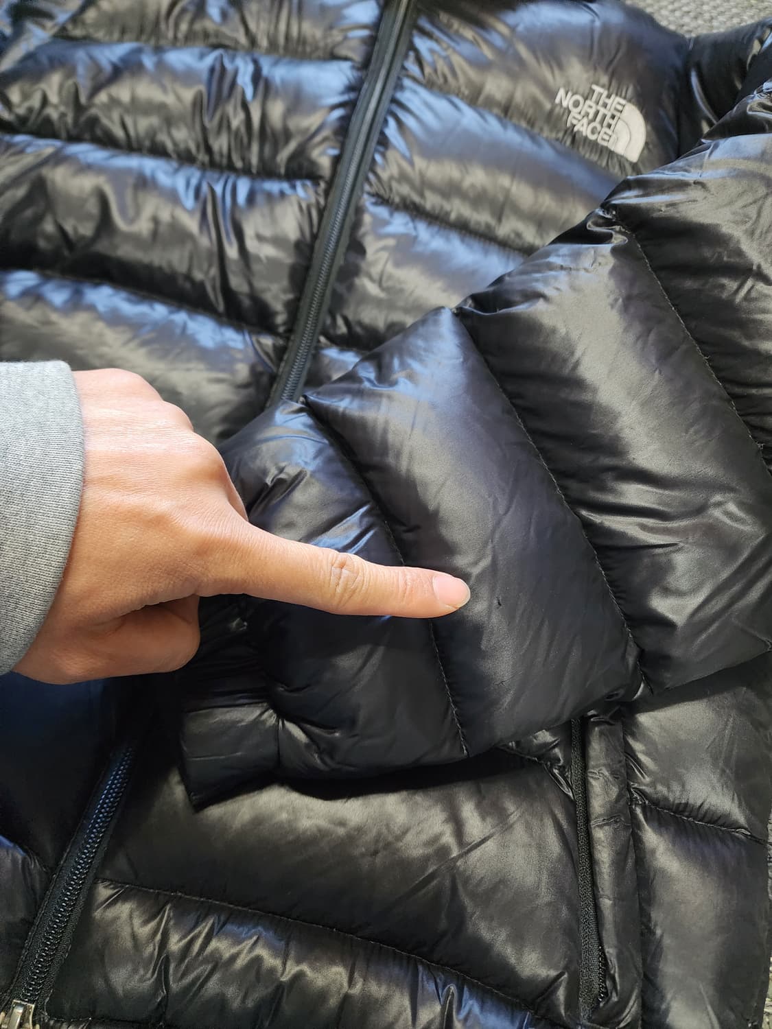 노스페이스 메트로 유광다운딩 90 S사이즈  상품이미지10