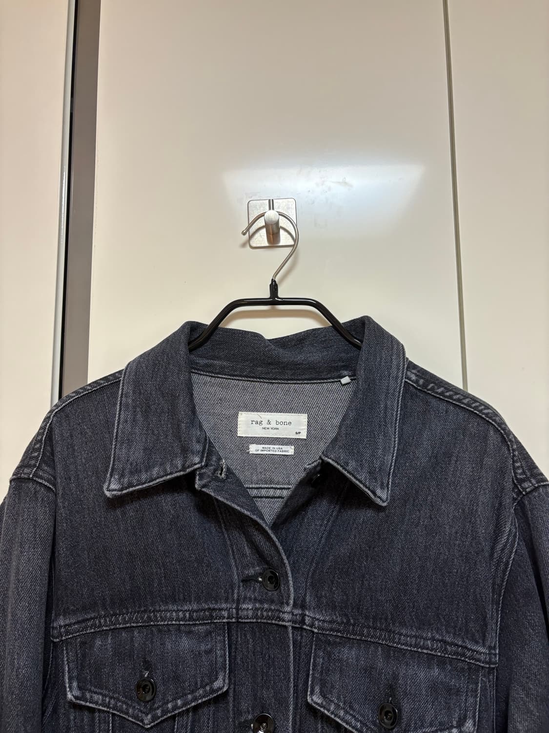 Ragnbone 비이커 랙앤본 흑청 오버사이즈 트러커 데님 자켓 상품이미지5