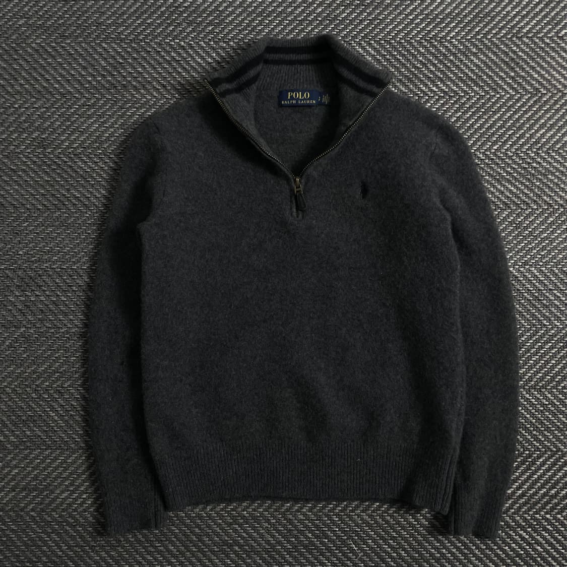 폴로 랄프로렌 우먼스 그레이 하프집업 니트 스웨터 y 3910 상품이미지2