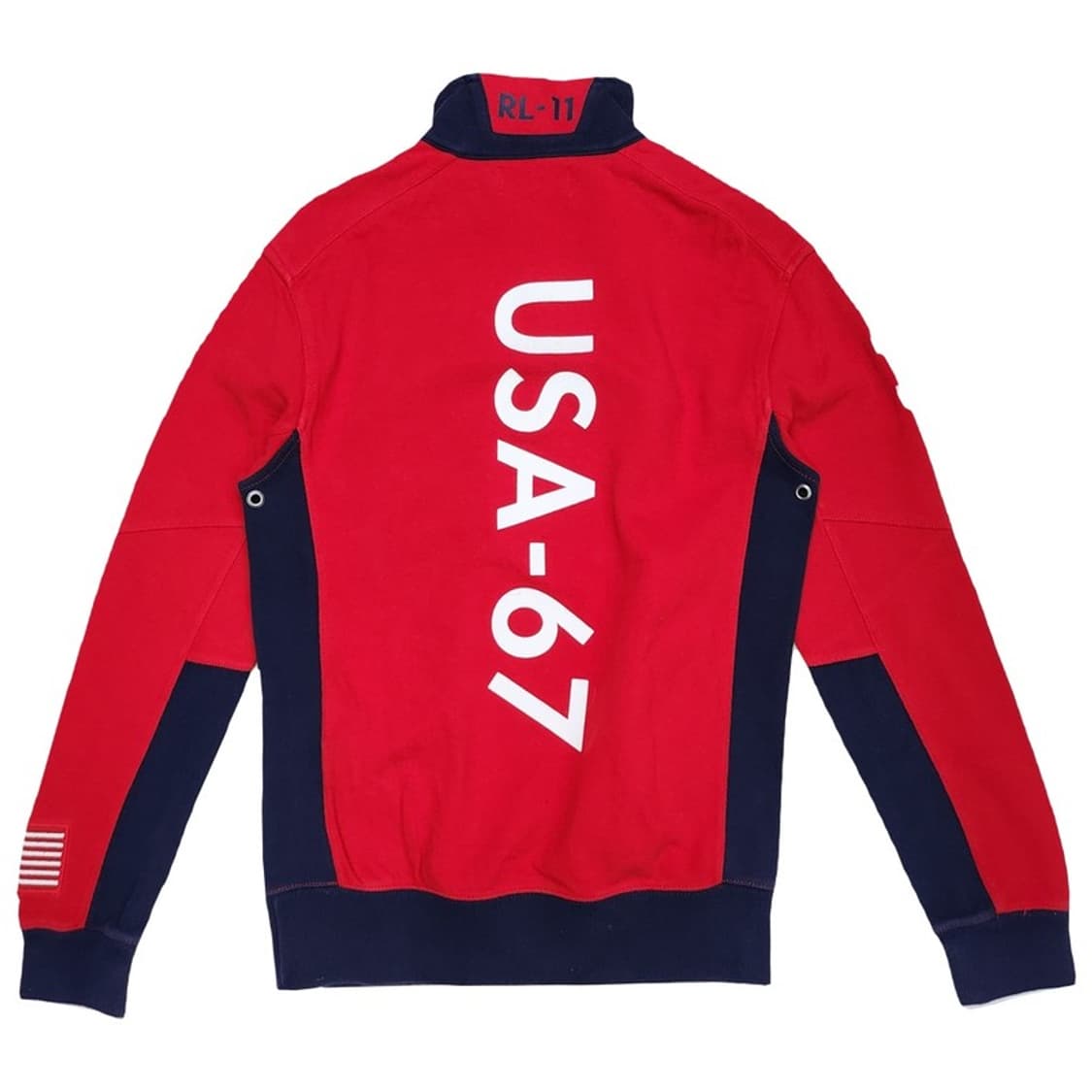 RALPH LAUREN 빅포니 USA 레이싱 반집업  M 상품이미지10