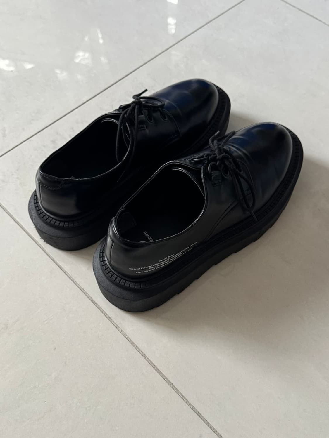 SHIRK SOLE DERBY SHOES 셔크 솔 더비 슈즈 상품이미지5