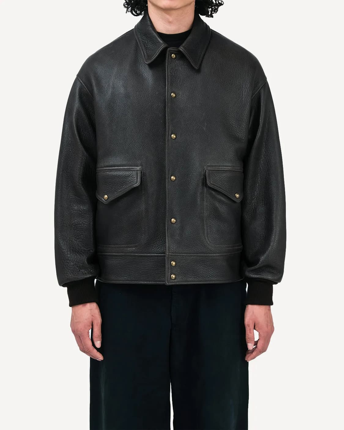 26ss Leather A-1 Flight Jacket 상품이미지8