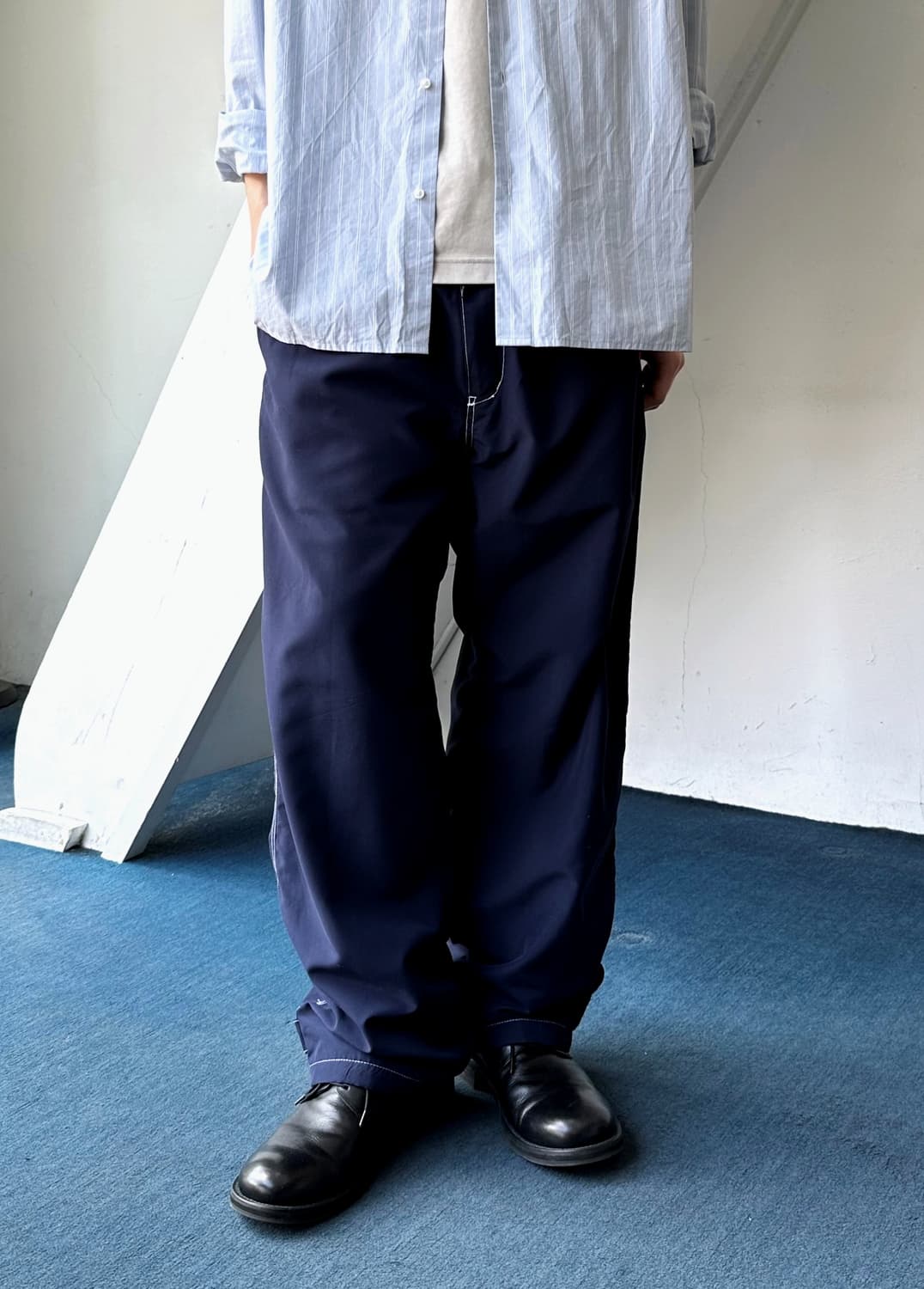 High count poly utility wide easy pants 상품이미지2