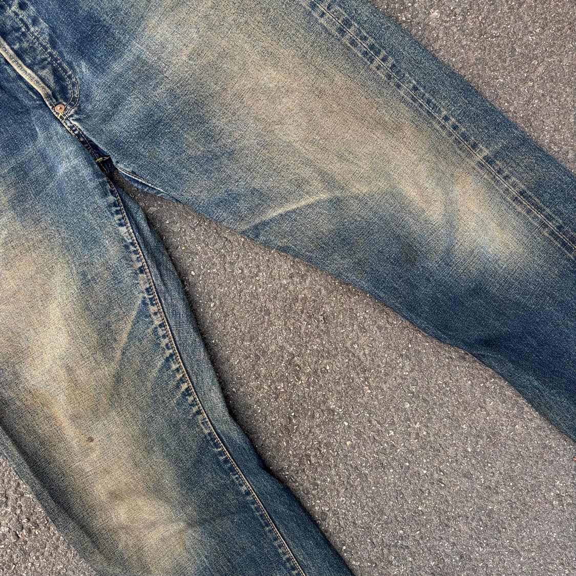 일본 sewing chop 신치백 셀비지 데님 팬츠 상품이미지7