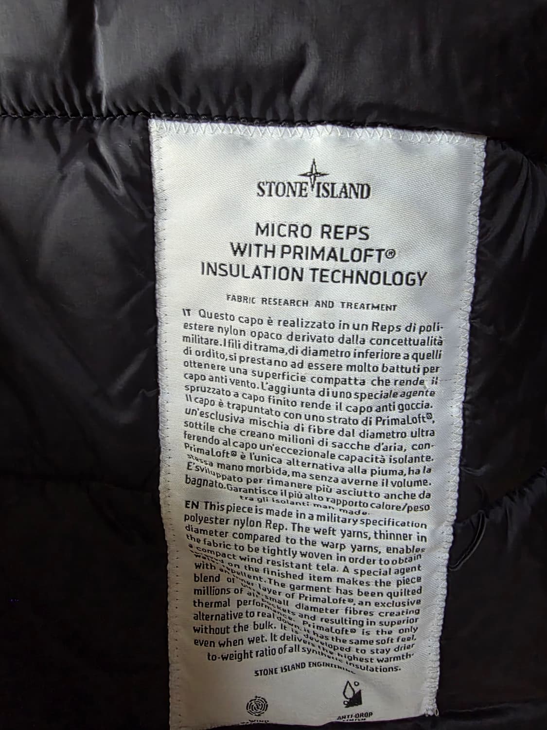 스톤아일랜드 마이크로랩스 경량 패딩 XL 상품이미지6