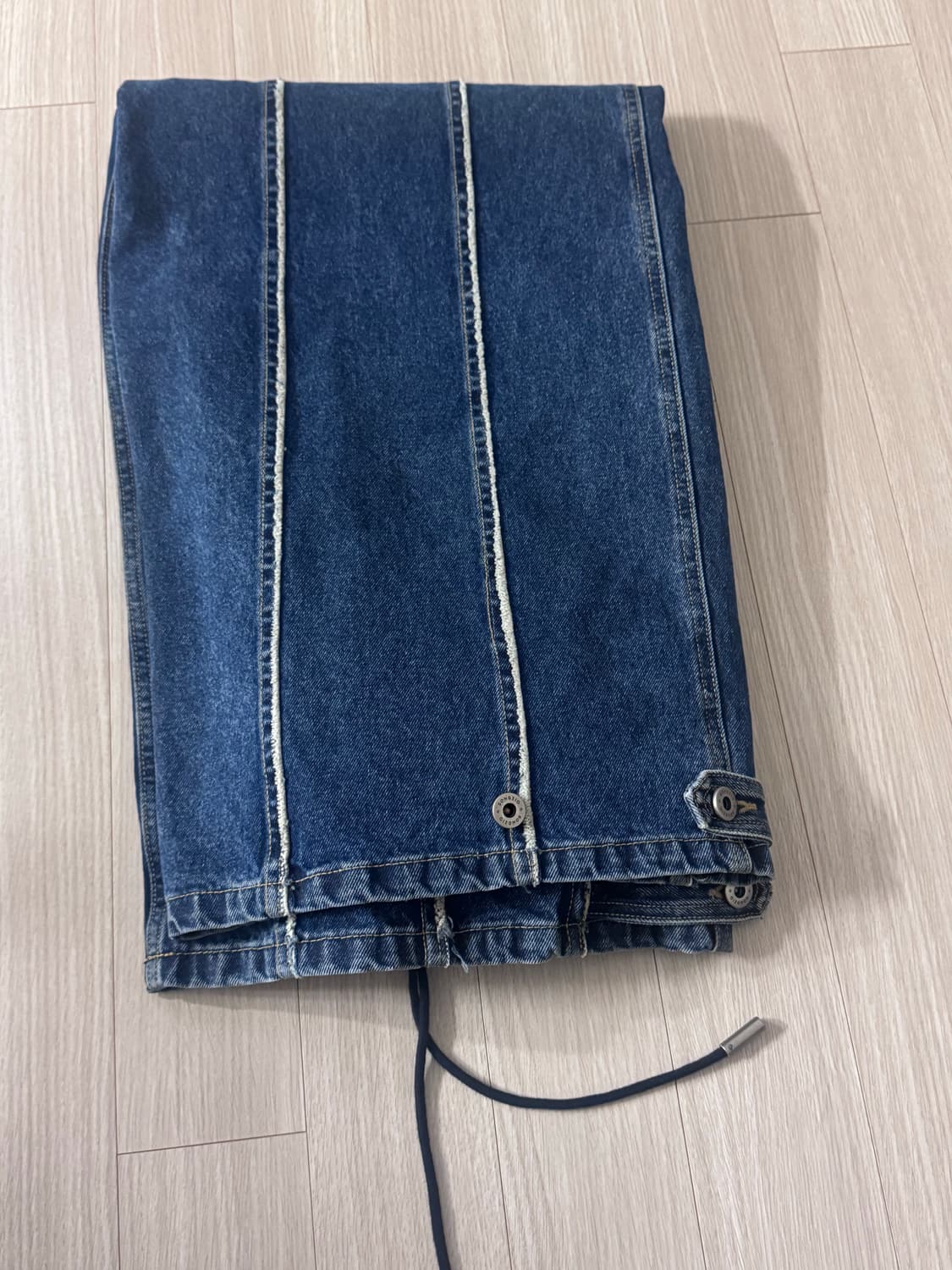 송지오 버티컬 데님 와이드 팬츠 초판 82사이즈(32사이즈) 상품이미지3