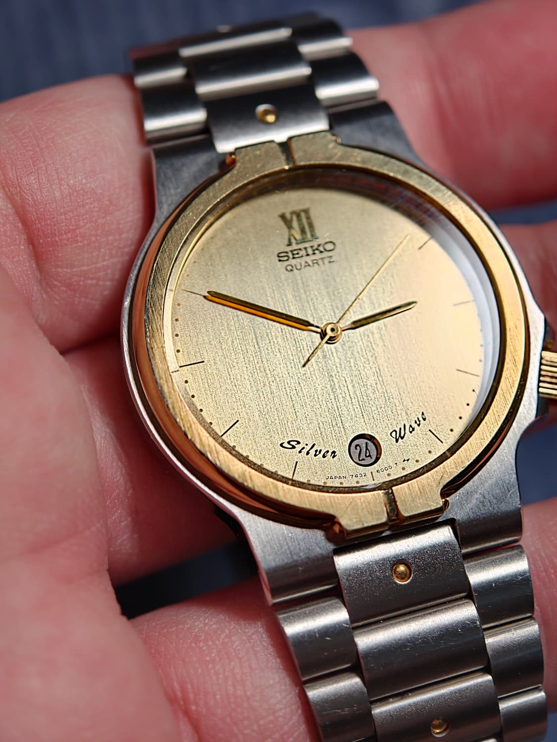 세이코 실버웨이브 7432-6010 빈티지 레어 쿼츠 상품이미지1
