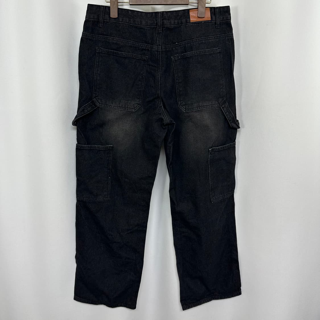   INDIO 남자 면100% 흑청 데님바지 팬츠 32 (L) 상품이미지5