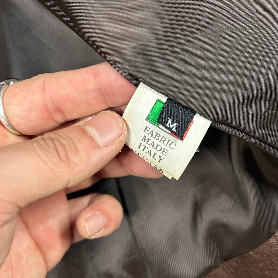 M) 빈티지 멀티 포켓 이탈리안 램스킨 레더 양가죽 자켓 상품이미지8