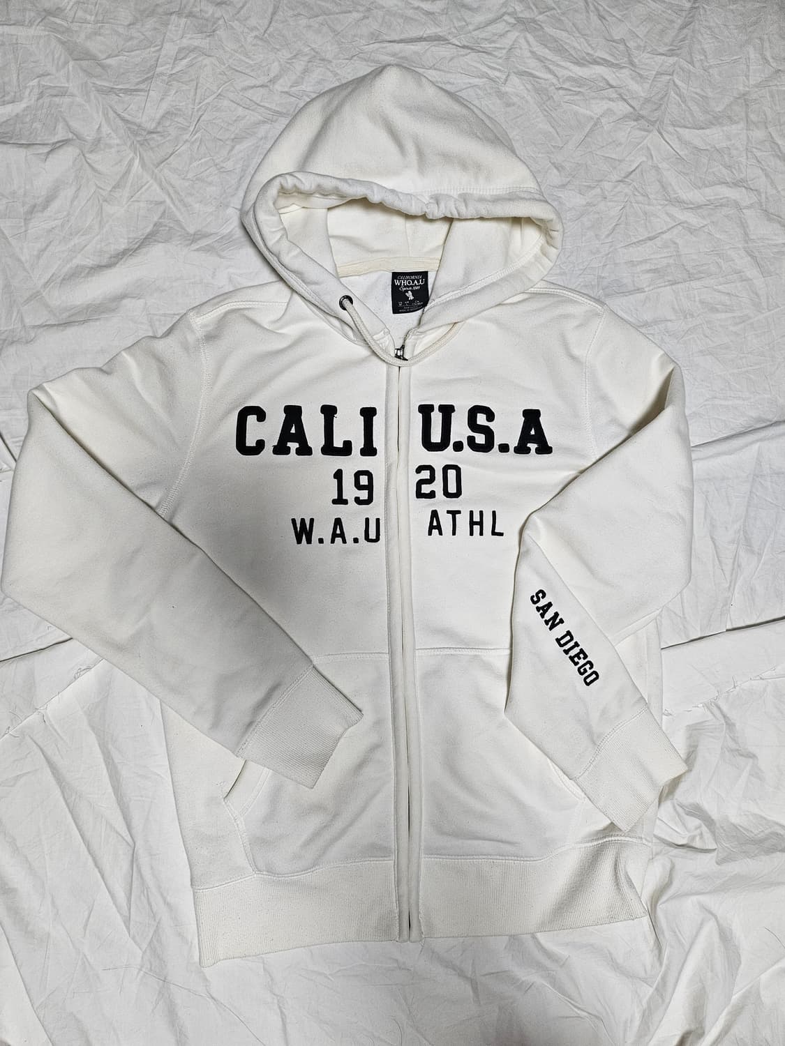 후아유 핀터깔 y2k 자수 후드집업 L 상품이미지1