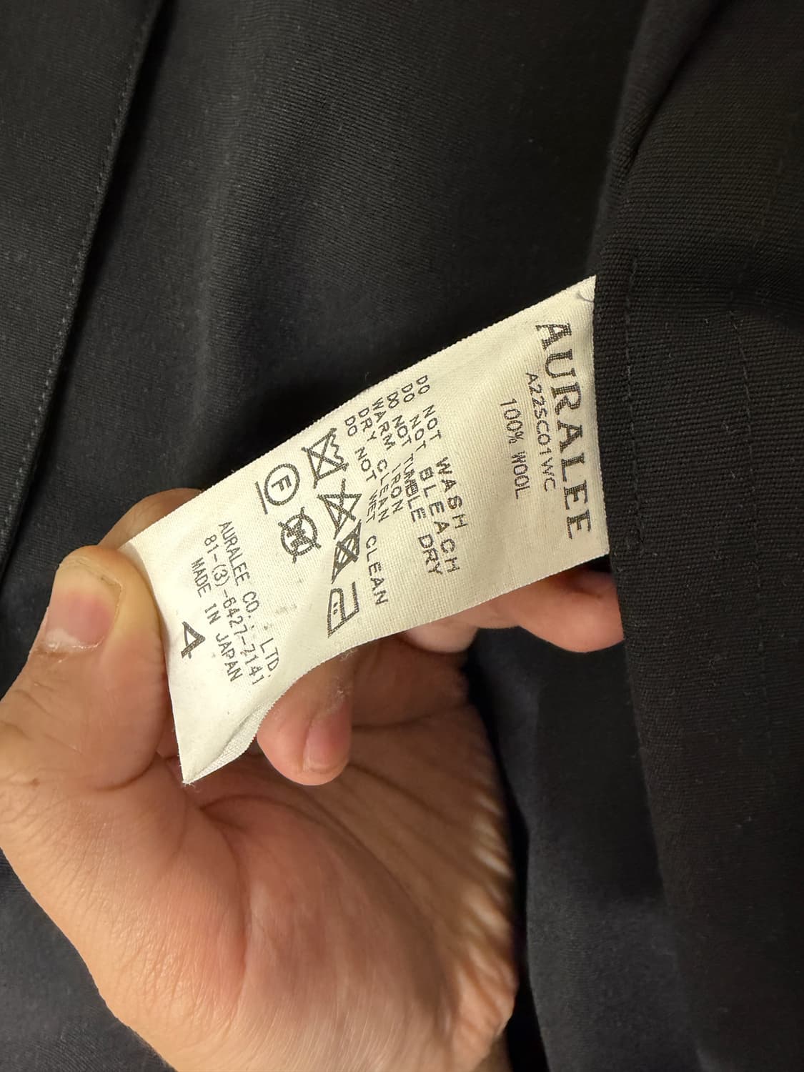 오라리 울 맥스 캔버스 코트 4사이즈 상품이미지2