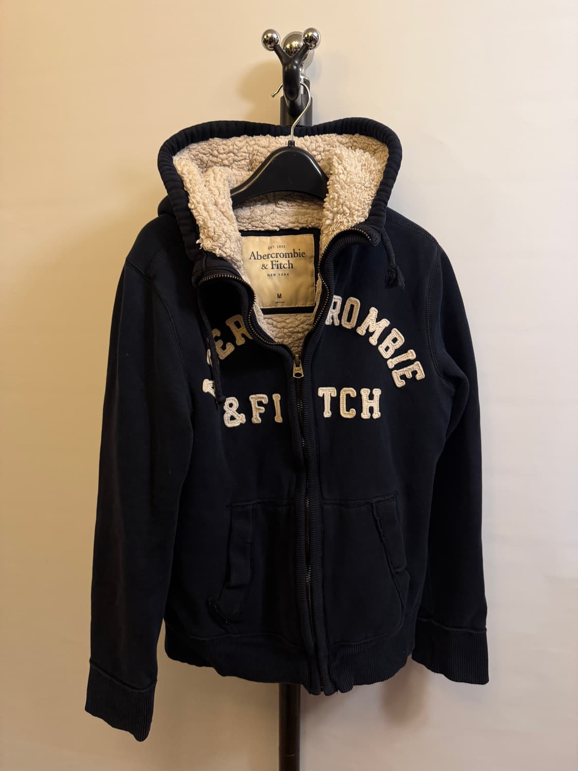 아베크롬비 양털 후드집업 상품이미지2