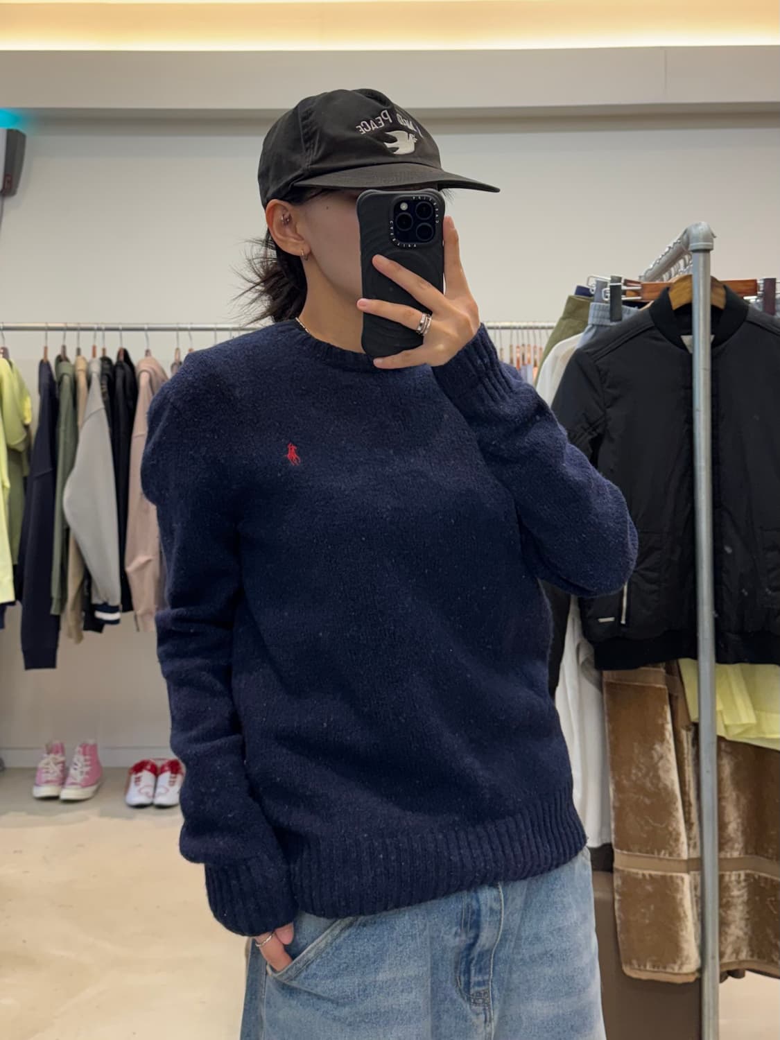 폴로 랄프로렌 니트 네이비 상품이미지5