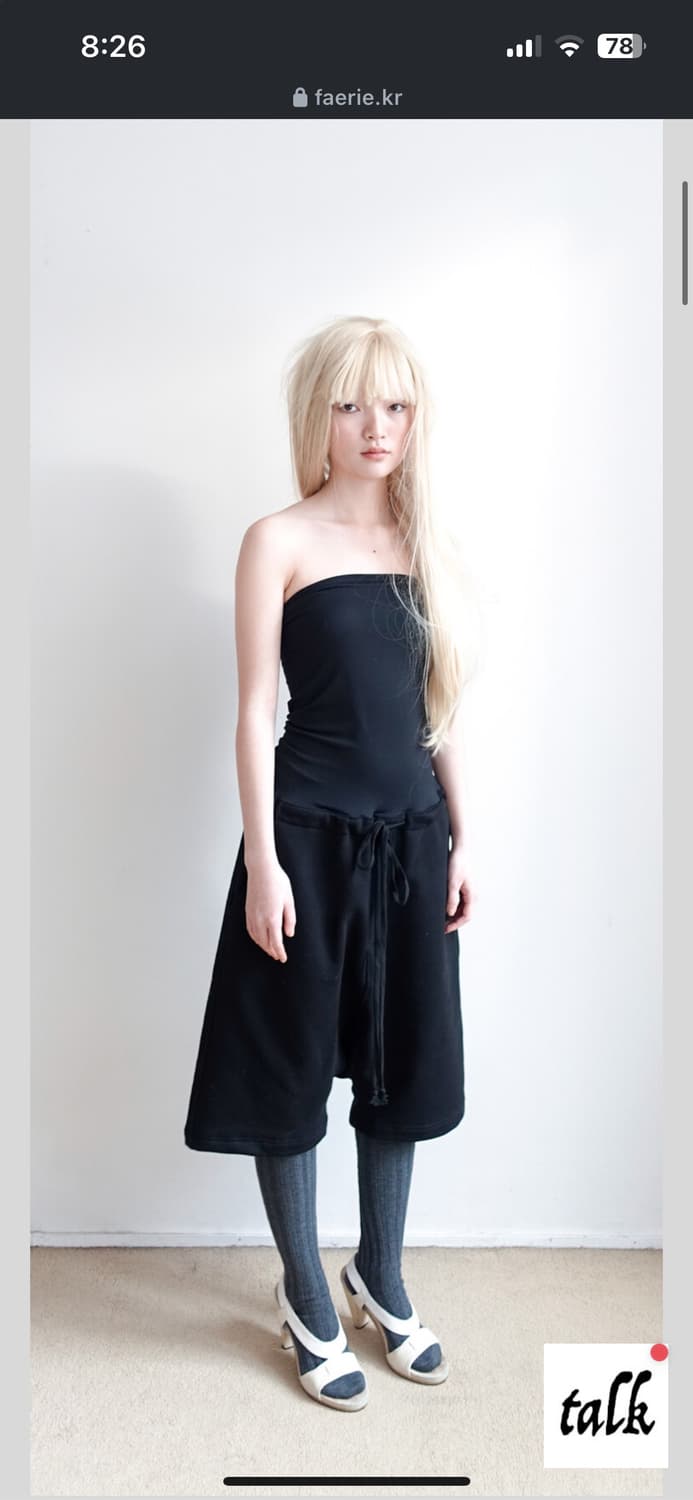샵페어리 점프수트 jersey tube top jumsuit 24fw 상품이미지2