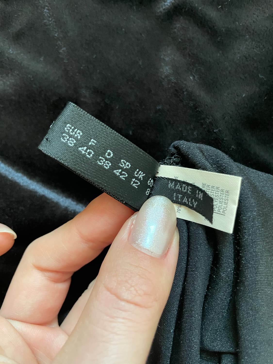 LA PERLA Velvet Open Back Bodysuit M 상품이미지6