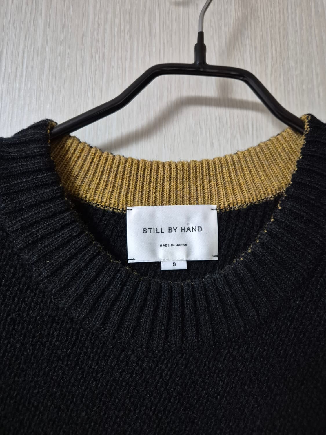 스틸바이핸드 울니트 베스트 3사이즈 블랙 상품이미지4