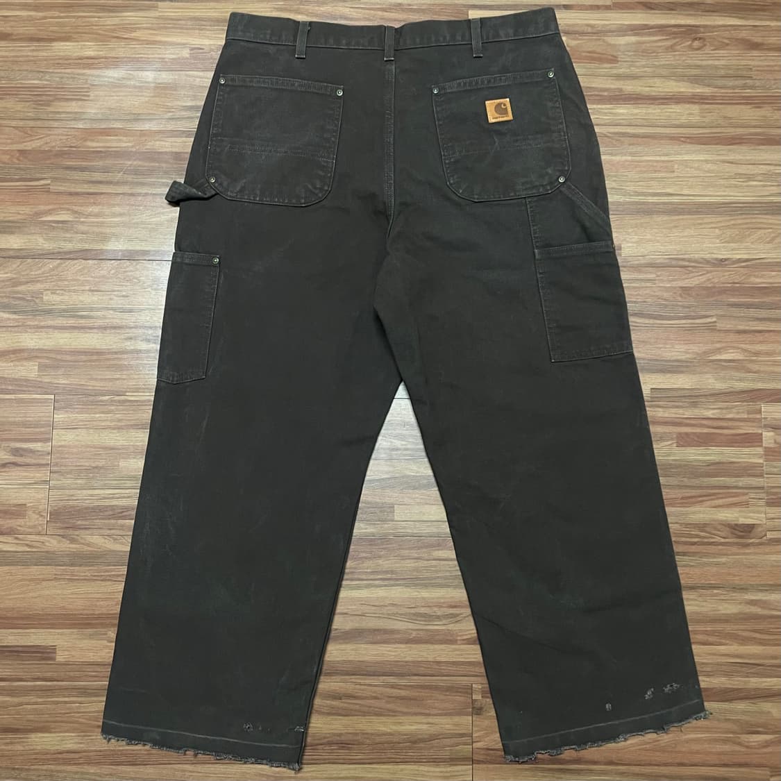 칼하트 다크브라운 더블니 dkb b136 카펜터 워크팬츠 34 상품이미지4