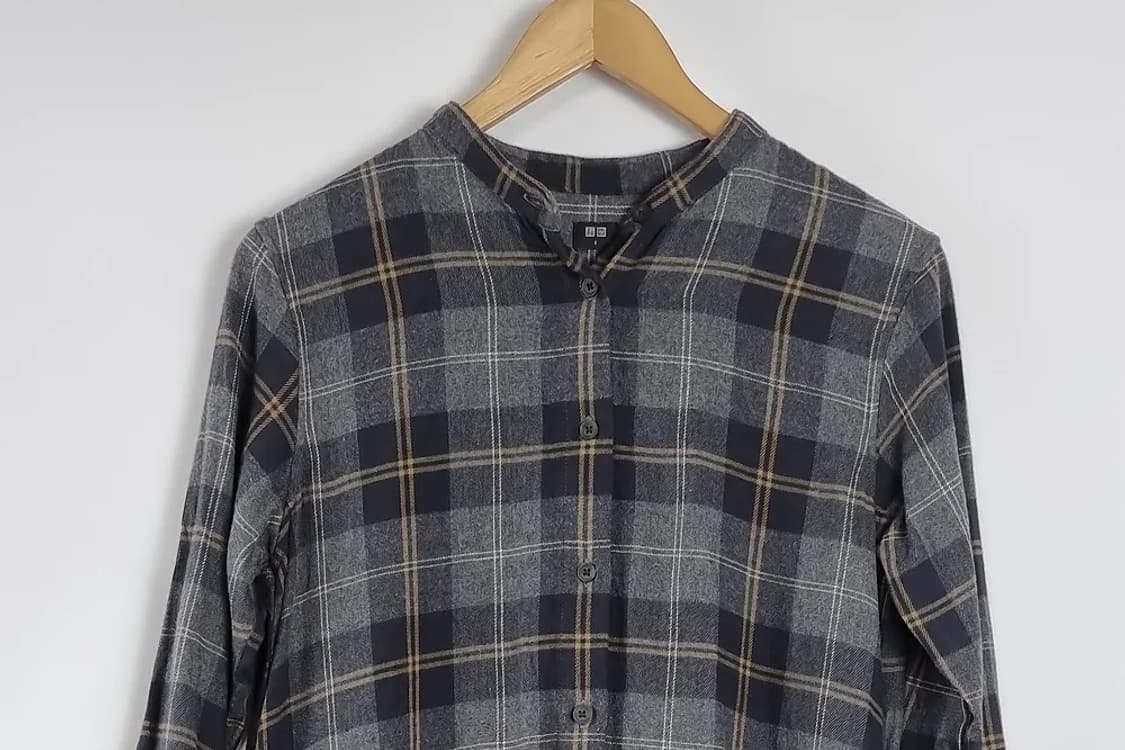 UNIQLO 유니클로 체크 롱원피스 상품이미지3