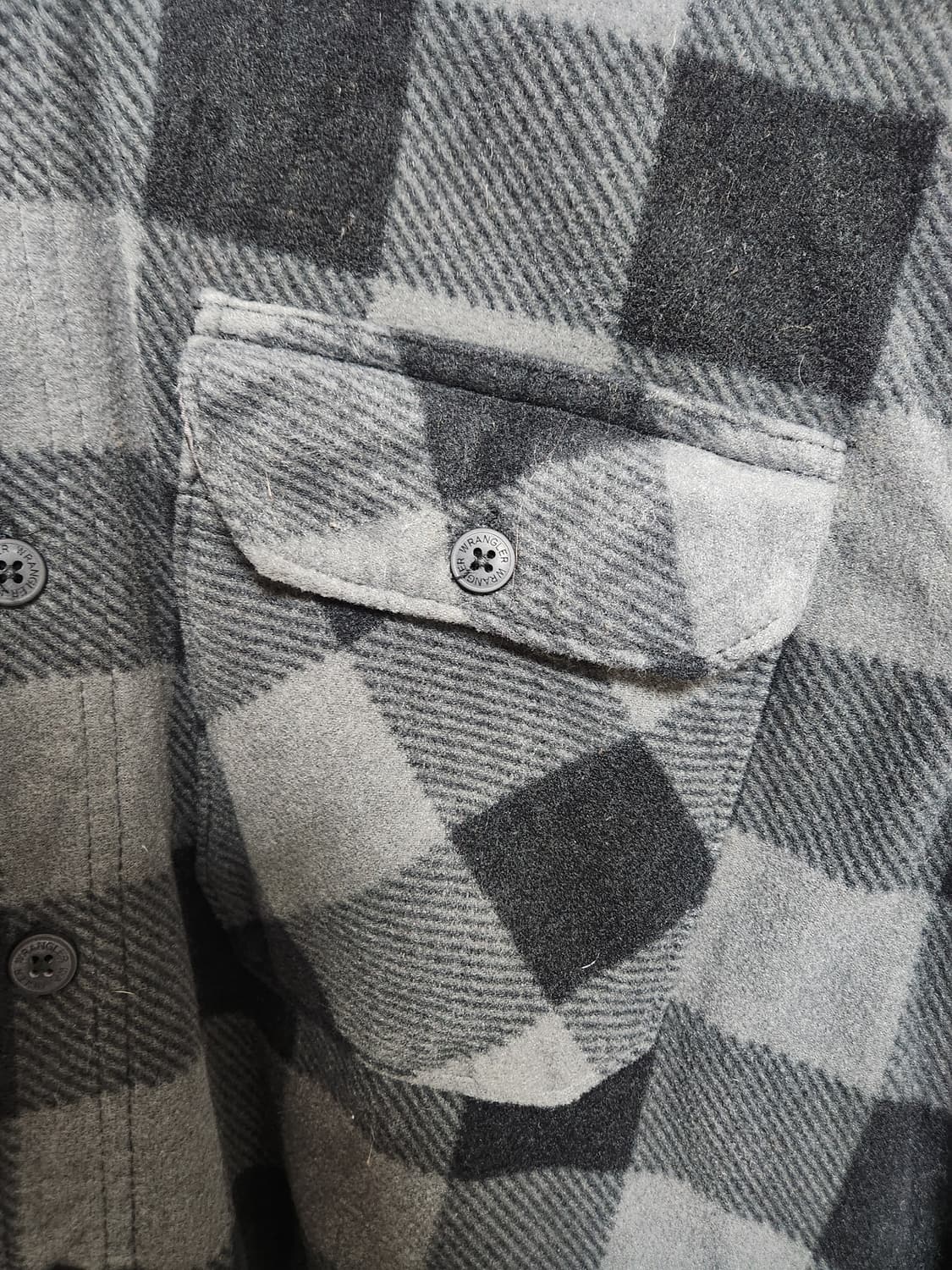 랭글러Wrangler 체크 플란넬 셔츠 L - S78 상품이미지5