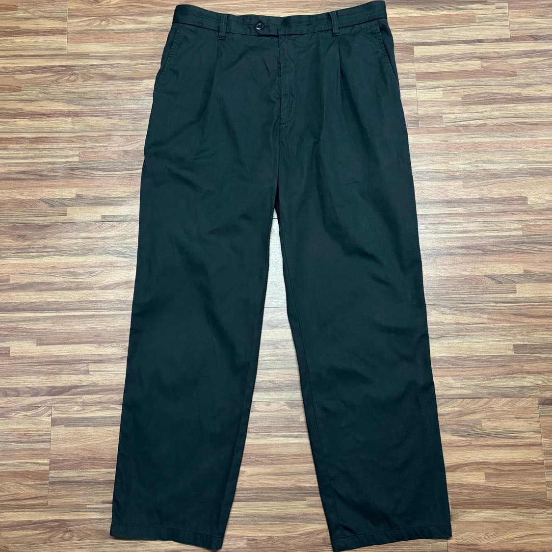 제냐 zegna 스포츠 블랙 원턱 치노 팬츠 슬랙스 상품이미지1