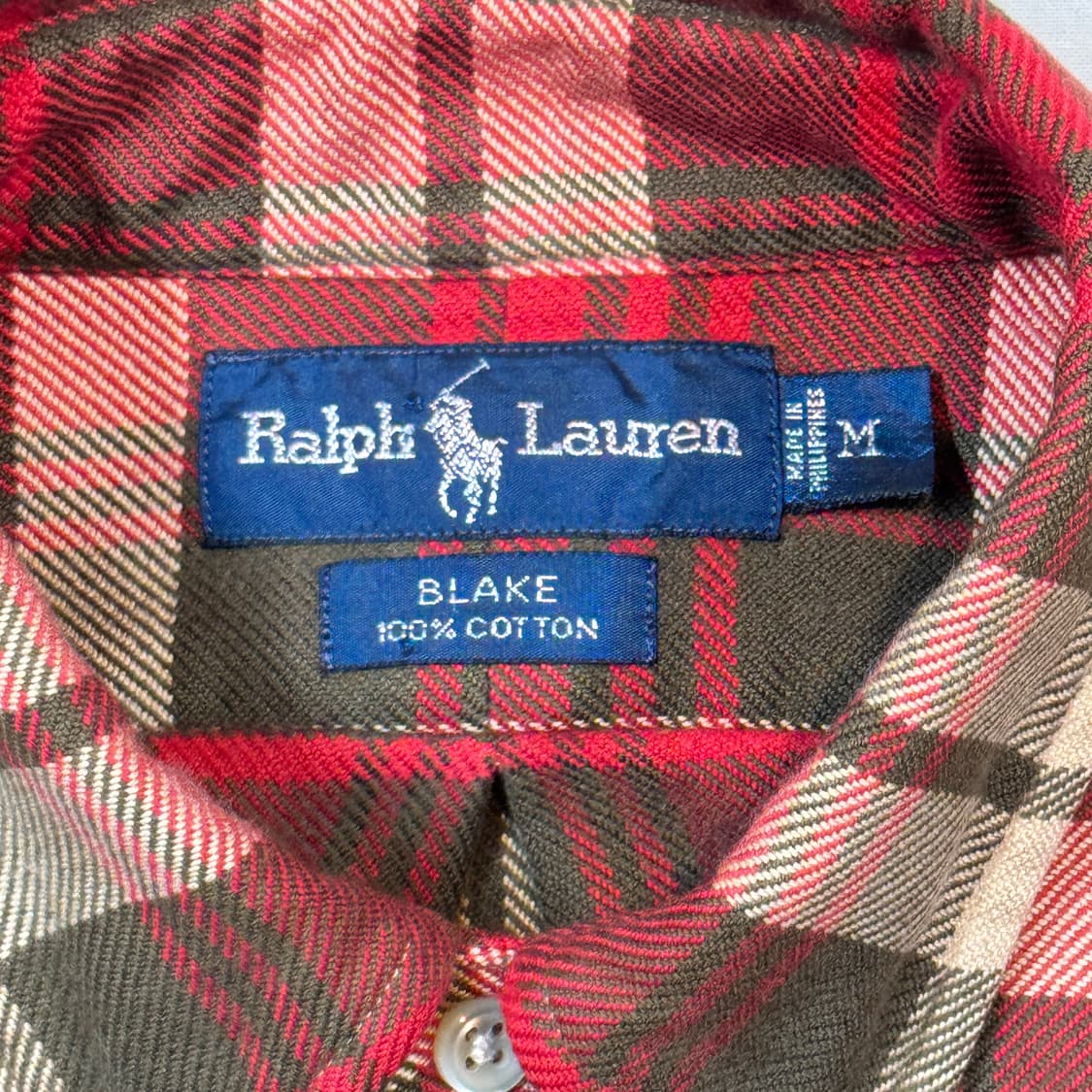 M) 폴로 랄프로렌 클래식 체크 플란넬 셔츠 상품이미지6