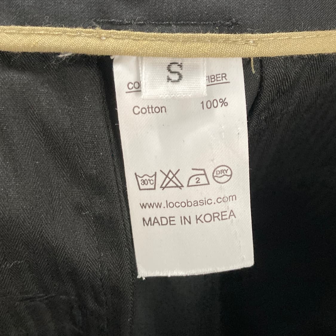로코베이직 원턱 테이퍼드팬츠 28 상품이미지5