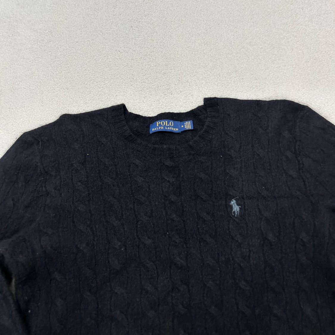 Polo Ralph Lauren black cashmere knit 상품이미지5