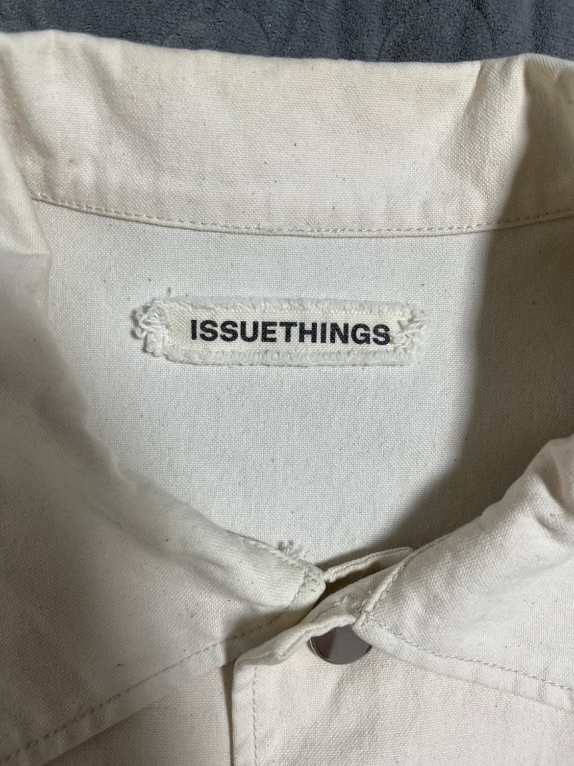 [OS] ISSUE THINGS 이슈띵스 Type 01 워크자켓 크림 상품이미지2