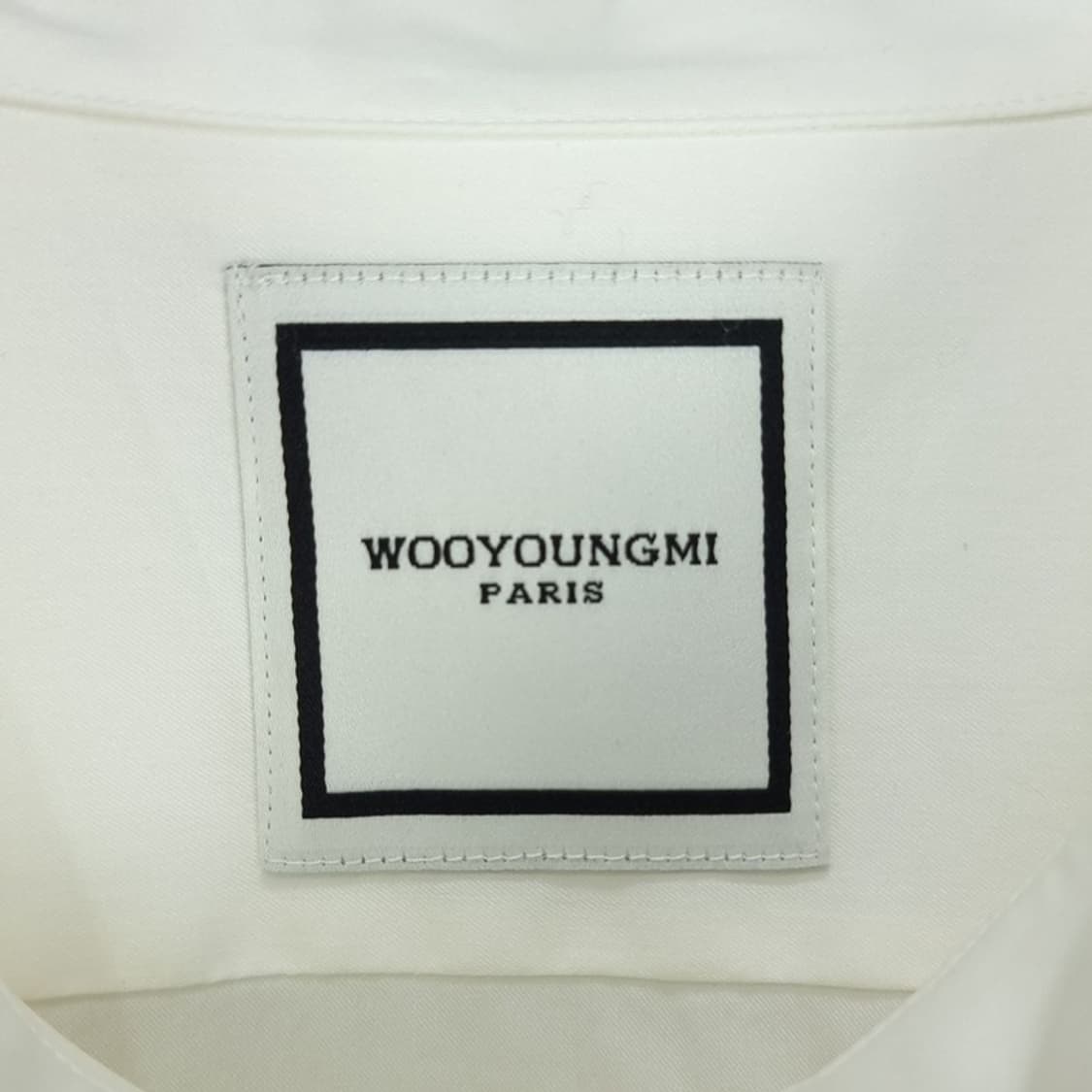 [우영미] 16 F/W 언발란스 카라 화이트 셔츠 P01512 상품이미지7