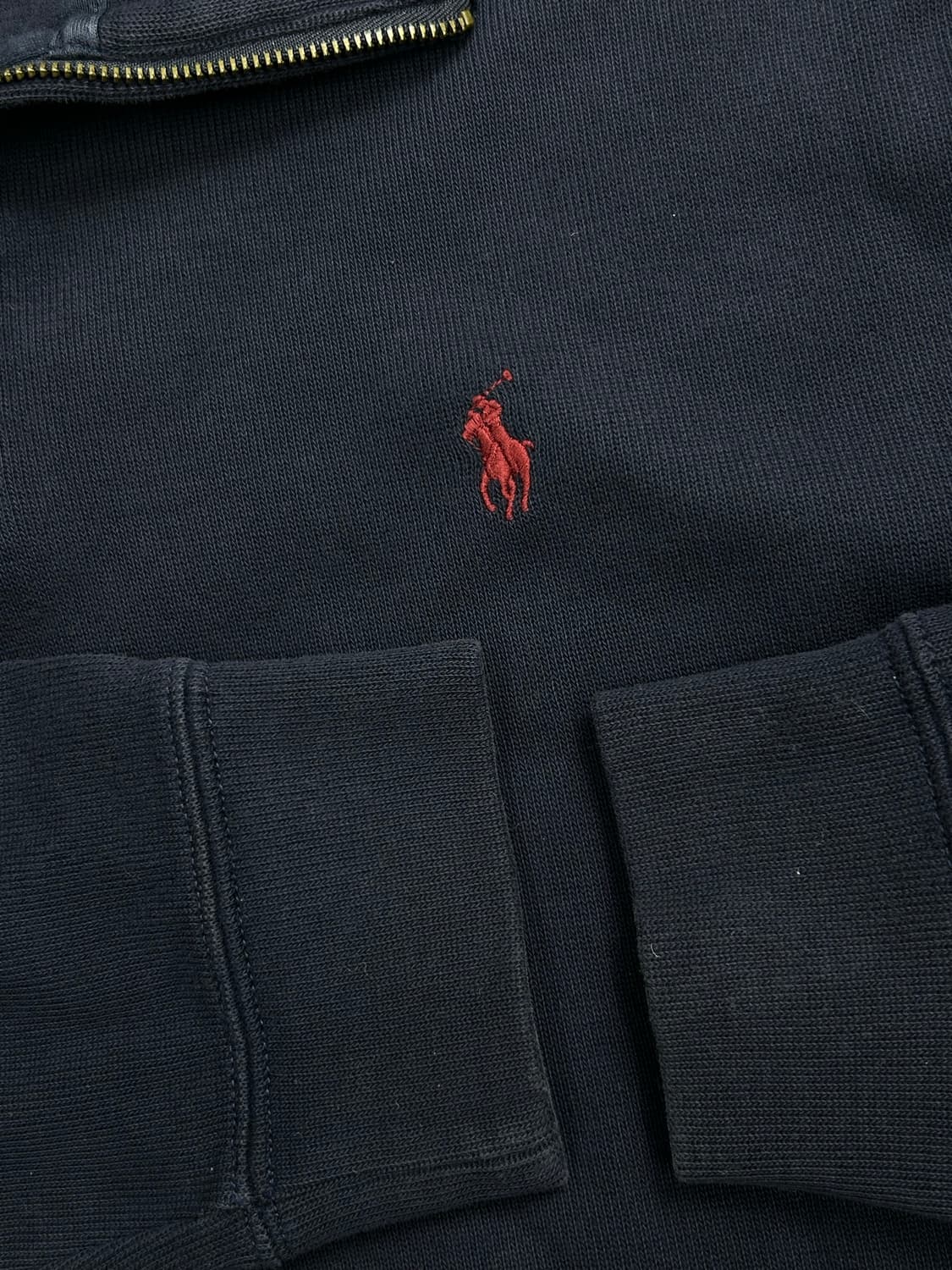 폴로 랄프로렌 네이비 니트 하프집업 L 상품이미지6