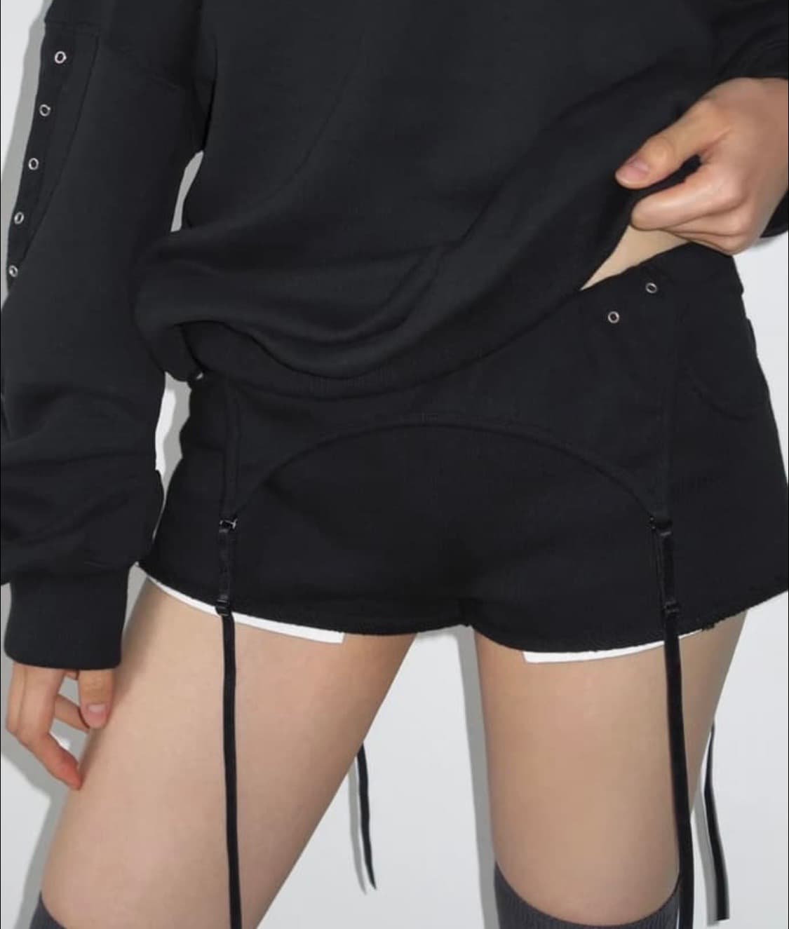 41프레이 사일프레이 레이어드 쇼츠 블랙 새상품 상품이미지1