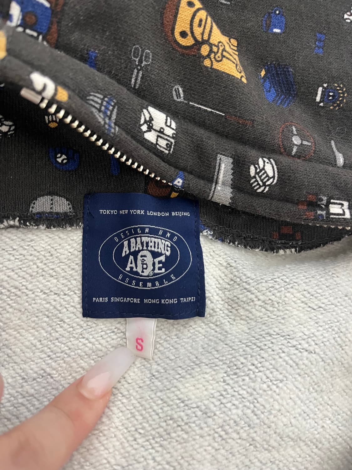 베이프 베이비 마일로 후드집업 상품이미지5