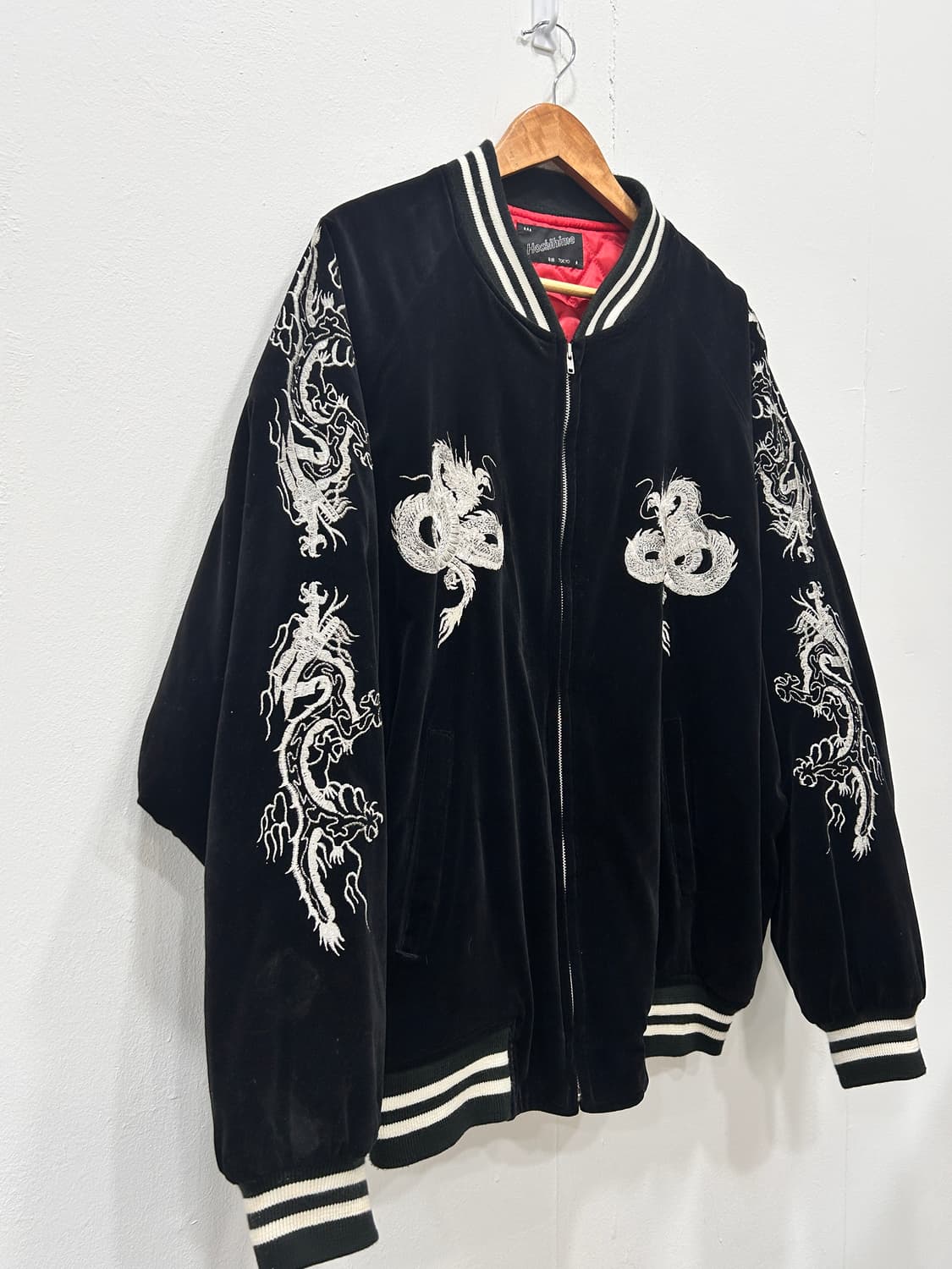 호시히메 드래곤 자수 벨벳 스카잔 115-120사이즈 (5L) 상품이미지4