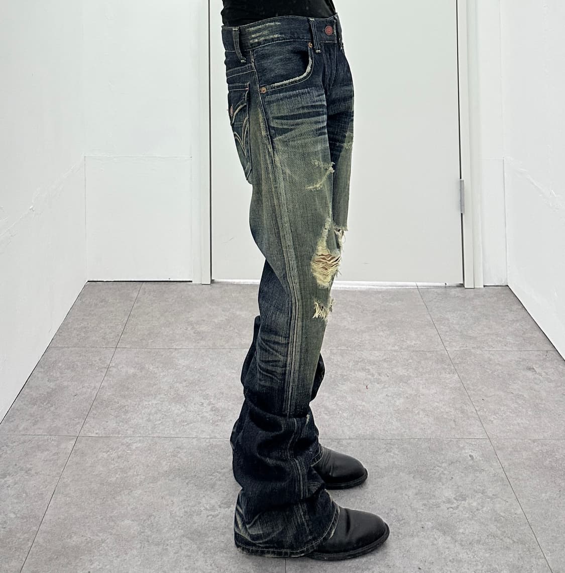 Edwin Blue Trip 503 Red Point Destroyed  상품이미지9