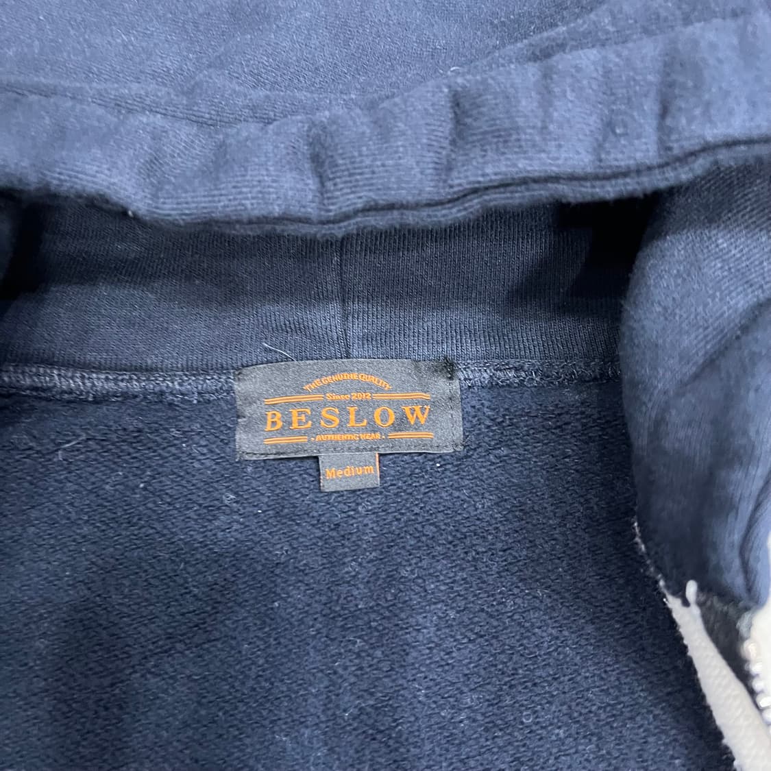 M) 비슬로우 X YALE 콜라보 배색 후드집업 자켓 점퍼 상품이미지7