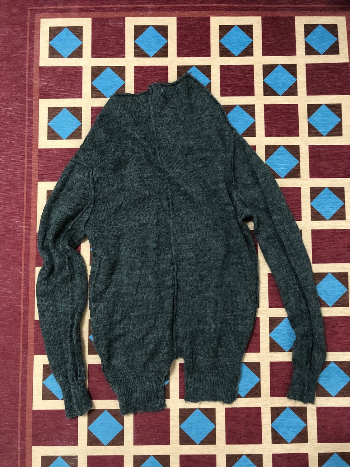 SLIM FIT UNBALANCE CARDIGAN 상품이미지2