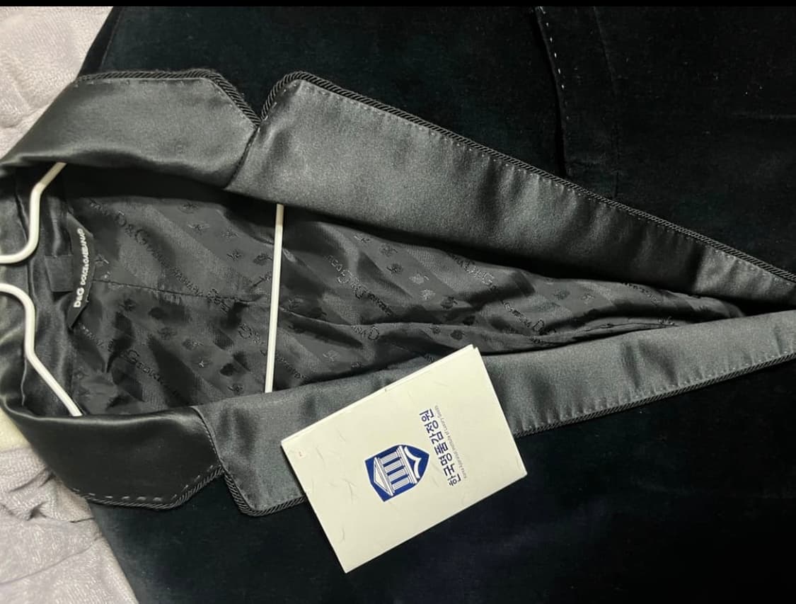 돌체엔가바나 벨루어 아카이브 벨벳 블레이저 상품이미지2