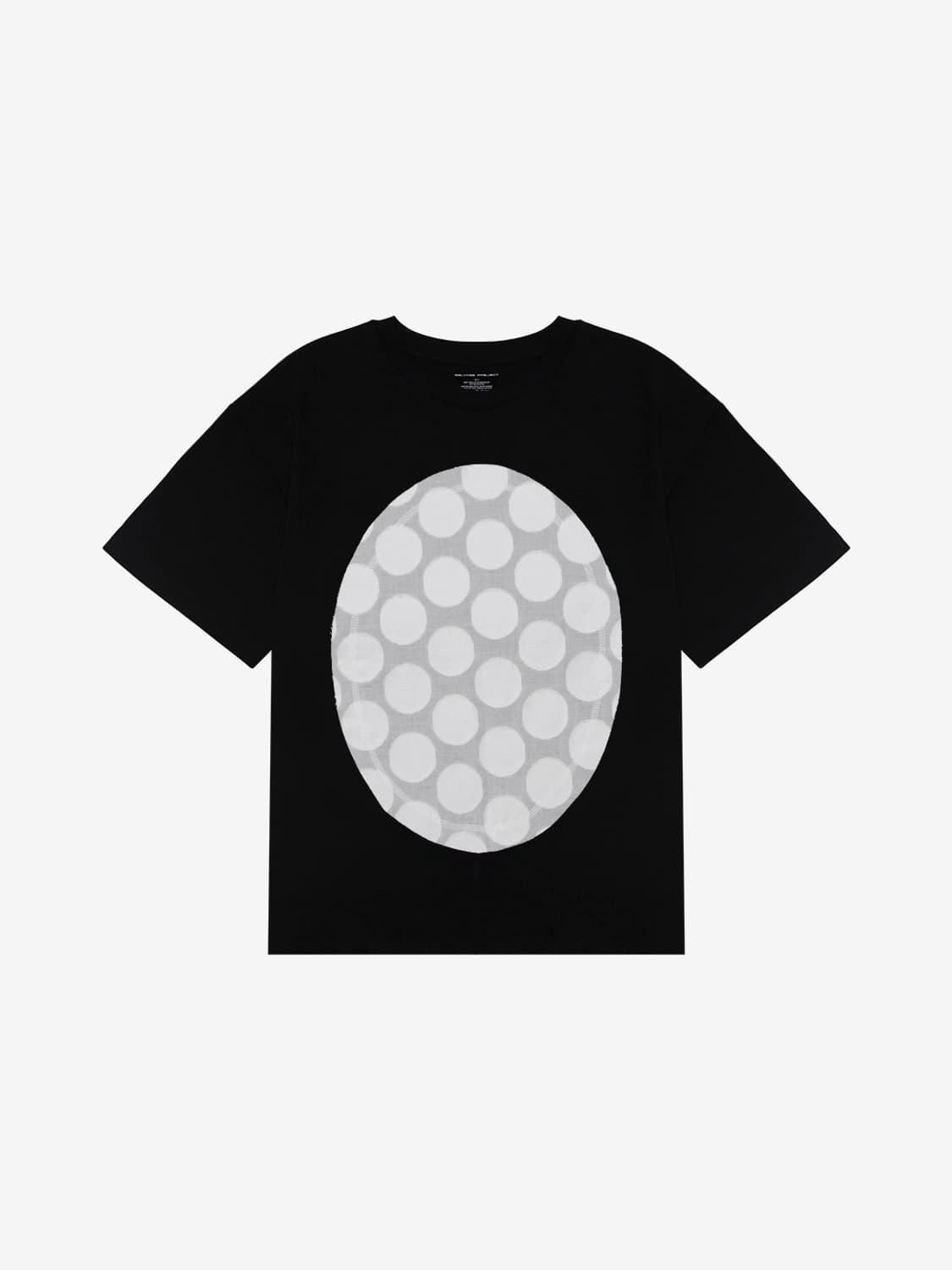 셀비지프로젝트 1/100 t shirt "egg" (black) 상품이미지4