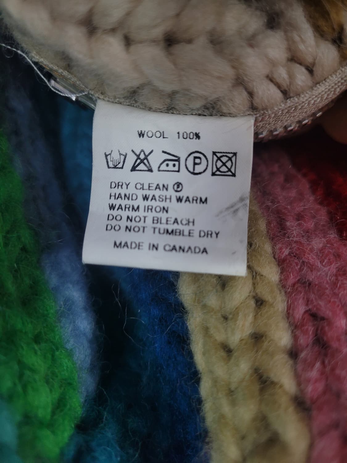 KANATA 캐나다 헤비울 코위찬 멀티 희귀템 스웨터 상품이미지5