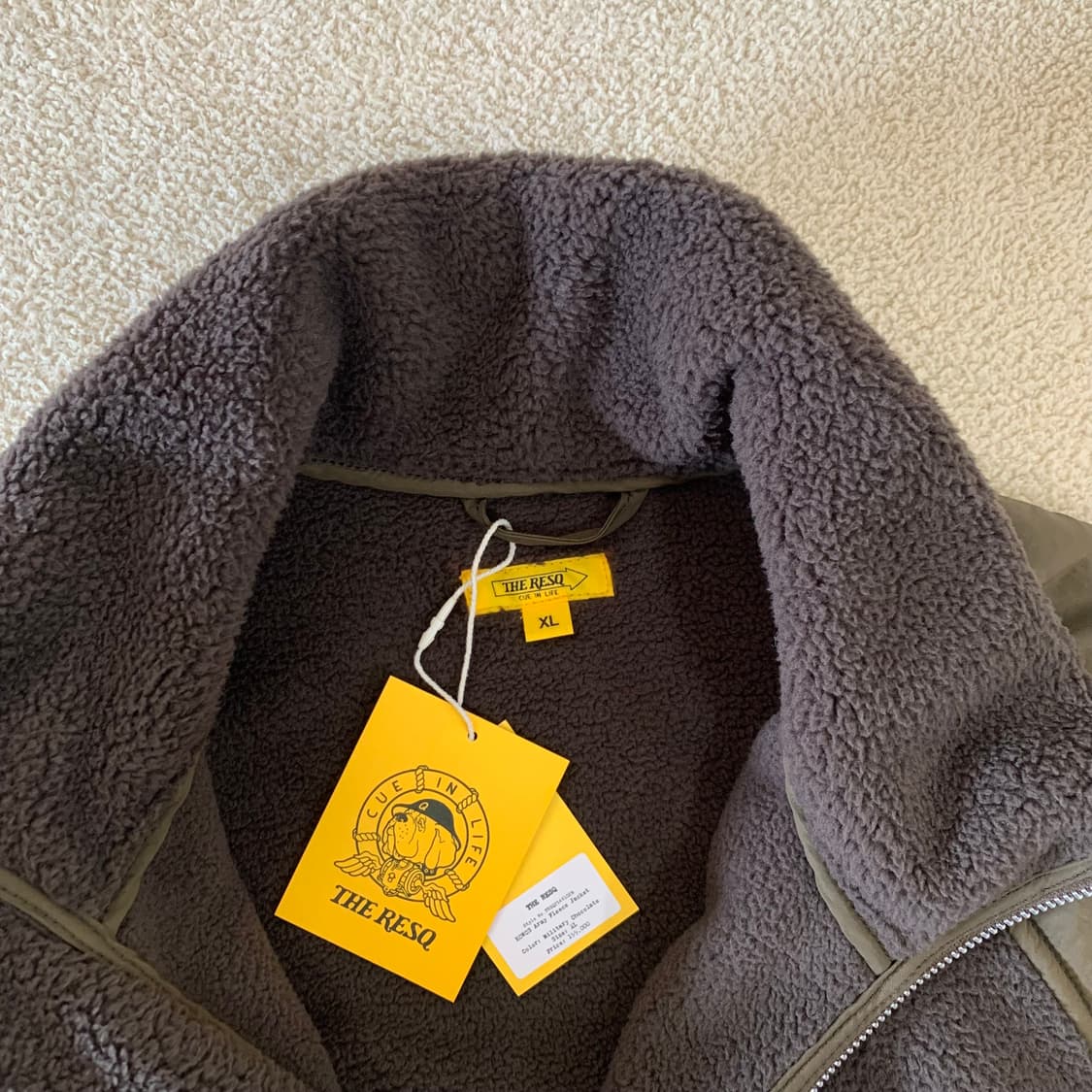 [새상품] 더레스큐 25FW ECWCS 아미플리스자켓(XL/초콜릿)후리스 상품이미지2