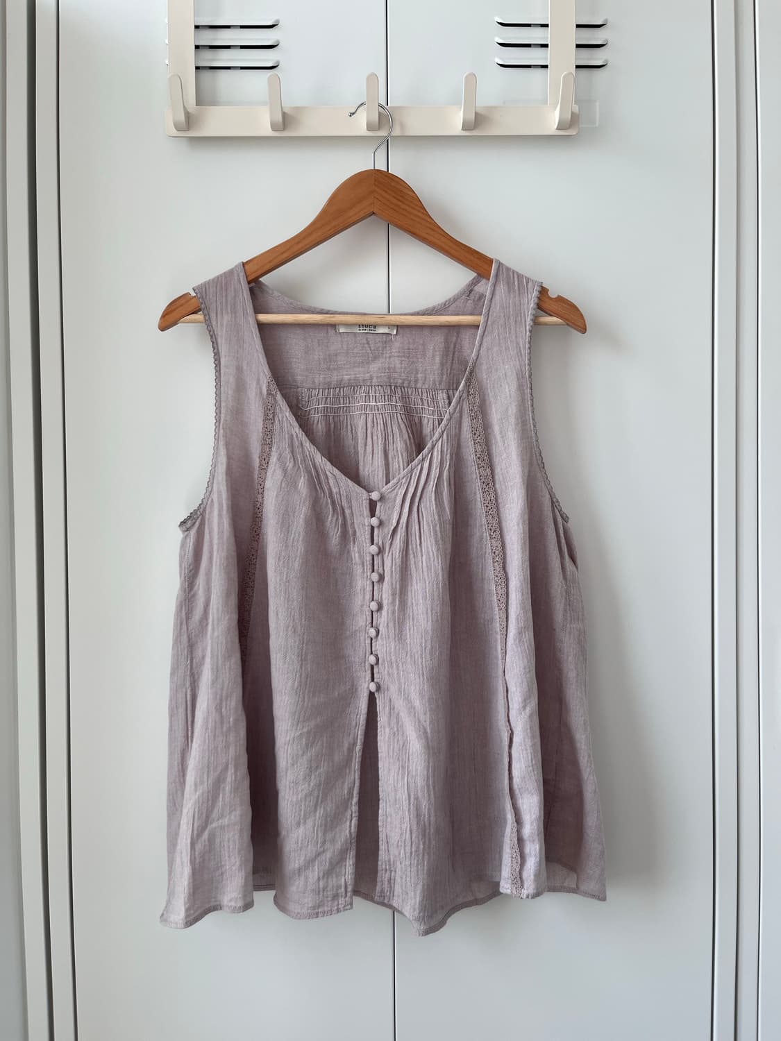 Shuca 바선생 단추 슬리브리스 상품이미지8