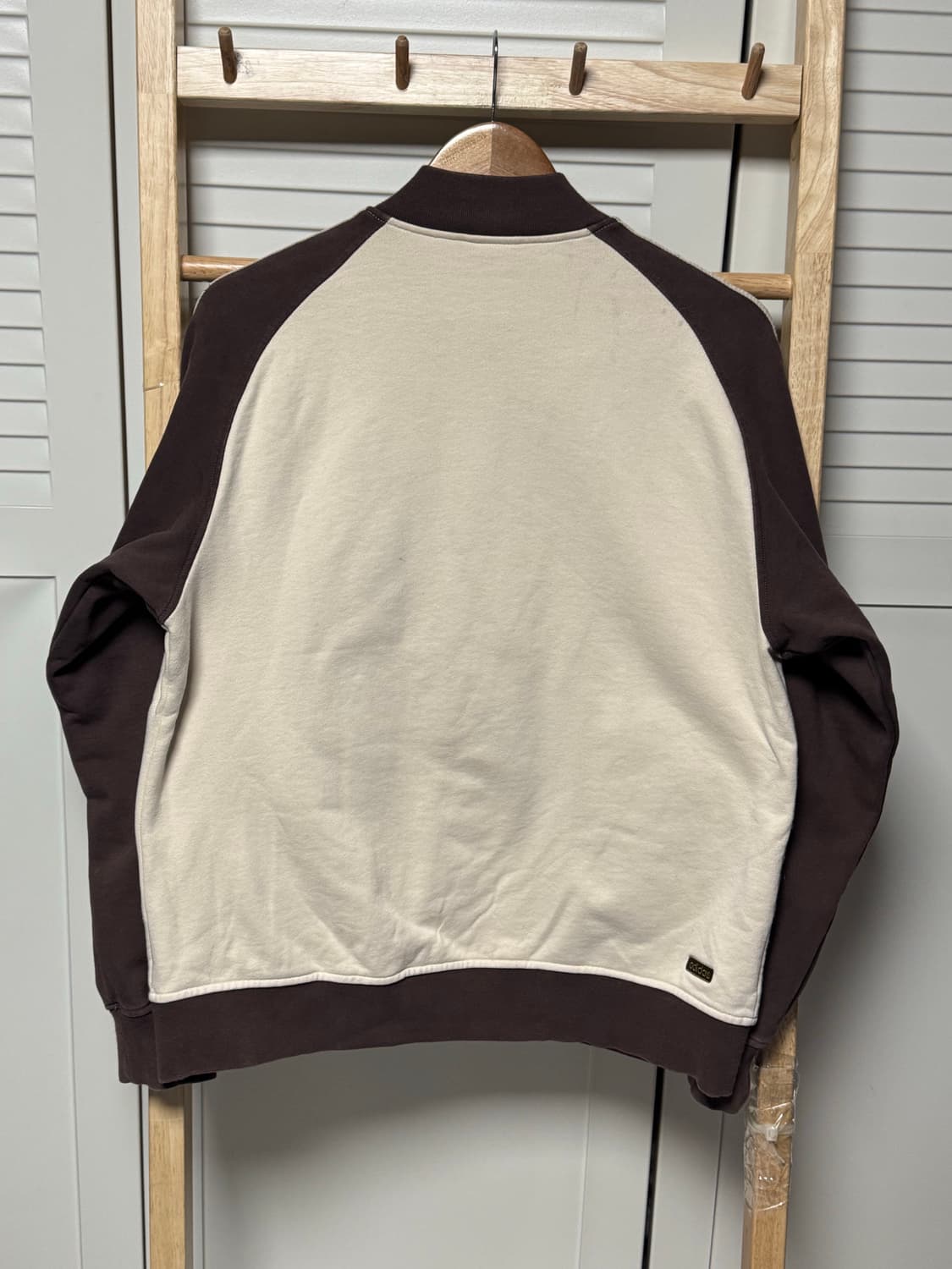 대장 아디다스 삼선 브라운 빅로고 코튼 져지 자켓 상품이미지4