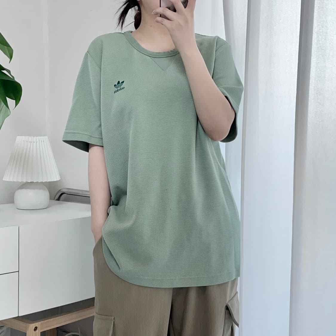 [정품] 아디다스 말차 와플 반팔티 [ 3XL ] 상품이미지1