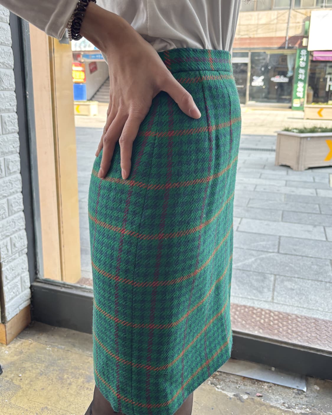 일본빈티지 DEBORAH9 미디 스커트 상품이미지2