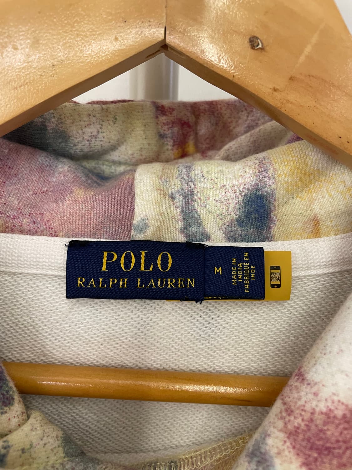 Polo Ralph Lauren 페인트 스플래터 후드티 M 상품이미지3