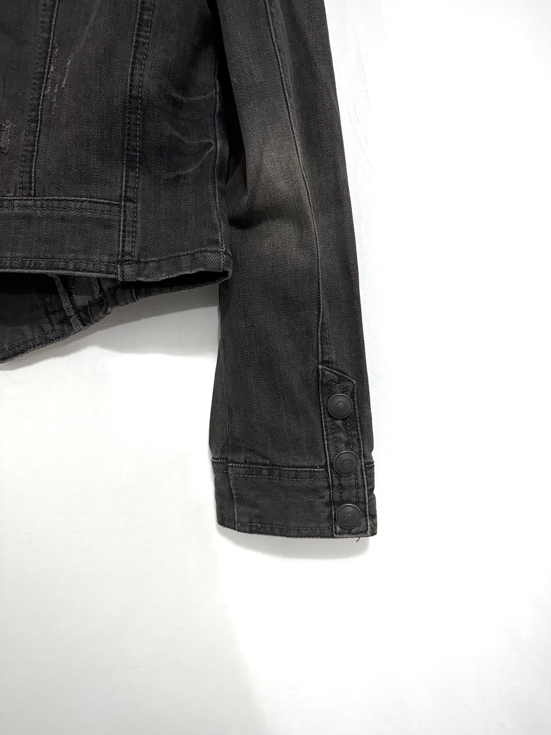 Stud denim crop jacket  상품이미지5