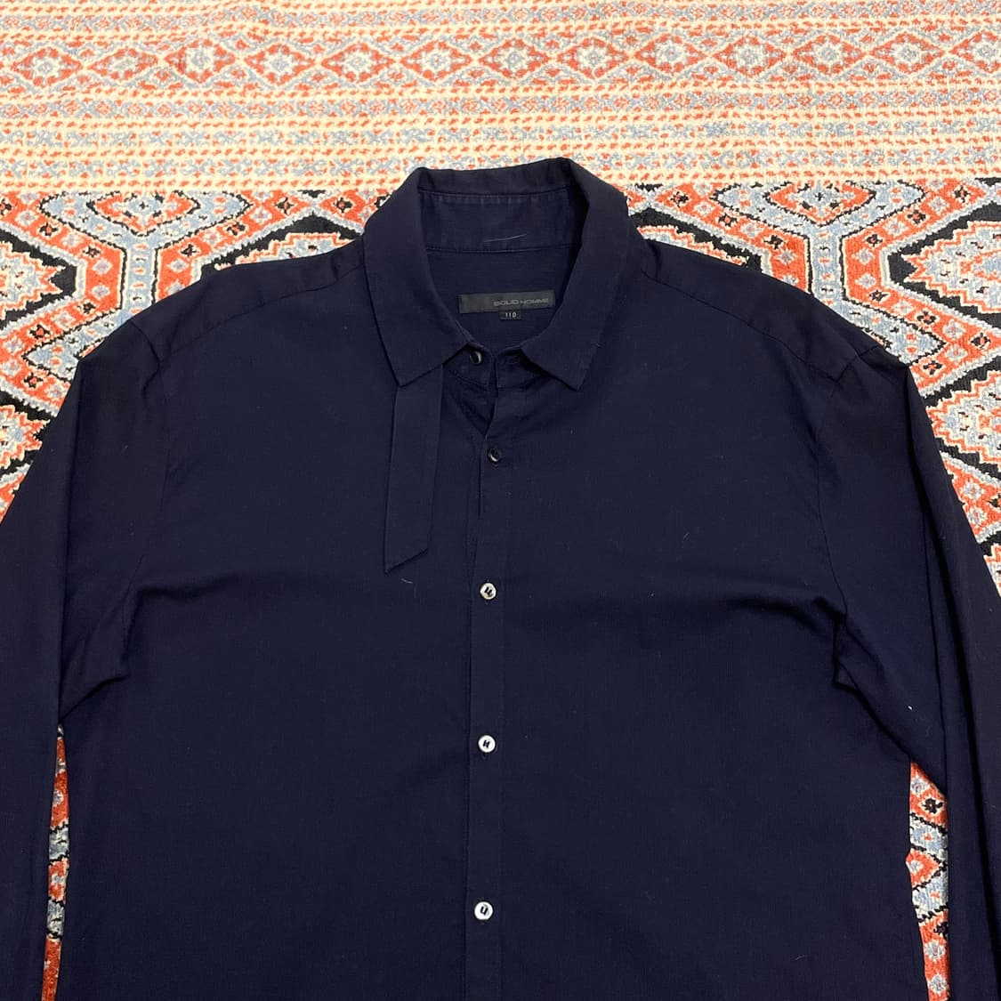 솔리드옴므 네이비 셔츠 남성110 상품이미지2